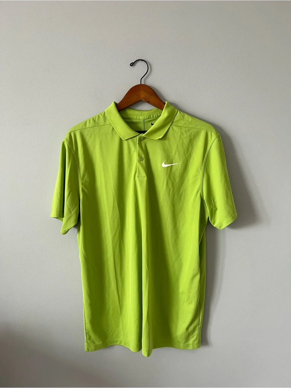 Nike Drifit Lime Green Polo